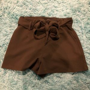 Army green shorts